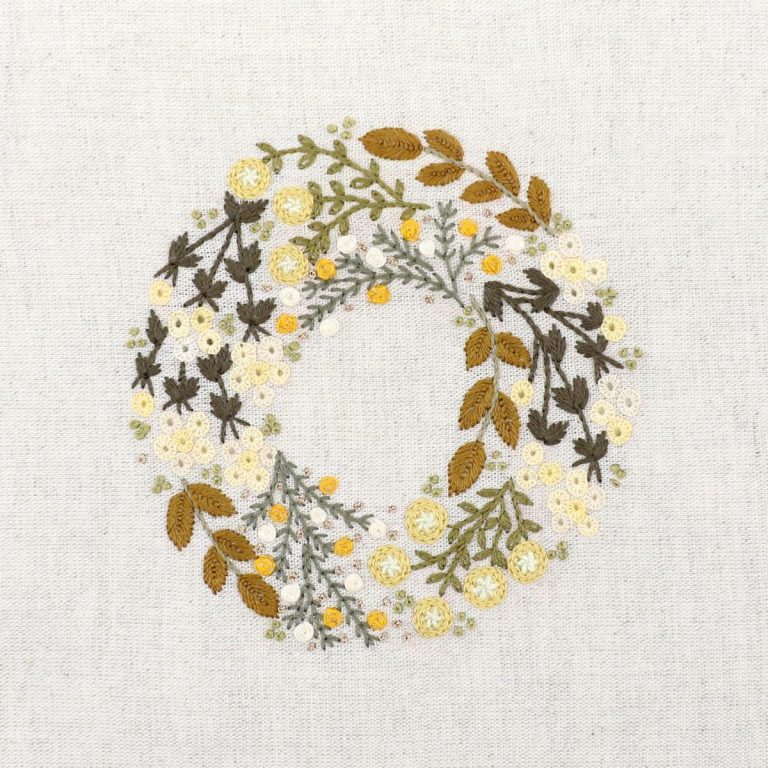 Couronne de mimosa