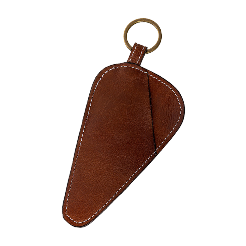 Étuis  à ciseaux en cuir - Noyer