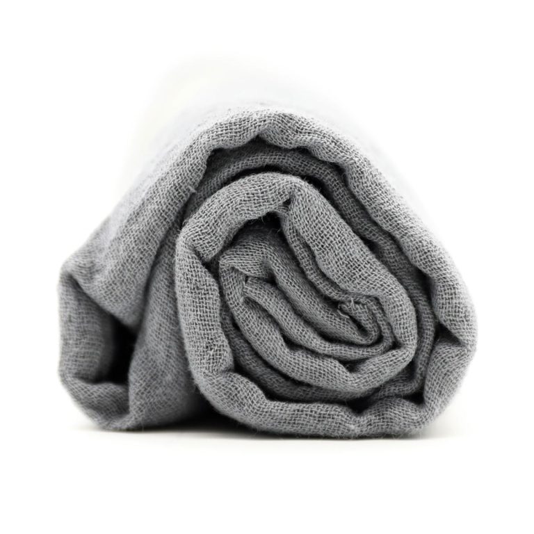 Gaze de coton grise - Coupon